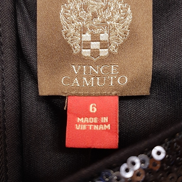 Vince Camuto Navy Cocktail Dress Sz 6 - Picture 2 of 4